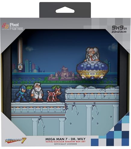 Amazon.com: Level Up Labs Pixel Frames PLAX: Mega Man: Robot